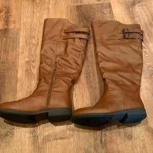 Stylish Brown Knee-High Women's Boots